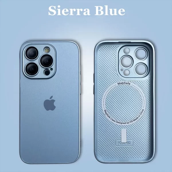 CAPA PREMIUM SIERRA BLUE AG GLASS EXCELENTE QUALIDADE IPHONE 15 15 PRO 15 PRO MAX 15 ULTRA